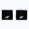 Frotki na nadgarstek Babolat Logo Wristband 2 szt. black/white 2