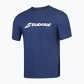 Koszulka tenisowa męska Babolat Exercise estate blue heather