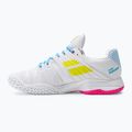 Buty do tenisa damskie Babolat 21 Propulse Fury AC W white/sulphur spring 10