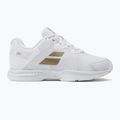 Buty do tenisa damskie Babolat SFX3 AC Wimbledon W white/gold 2