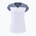 Koszulka tenisowa dziecięca Babolat Play Crew Neck Jr white/blue heather
