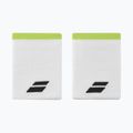Frotki na nadgarstek Babolat Logo Jumbo Wristband 2 szt. white/aero 3