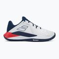Buty do tenisa męskie Babolat Propulse Fury 3 All Court white/estate blue 30S23208 2