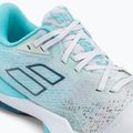 Buty do tenisa damskie Babolat Jet Mach 3 AC W white/angel blue 8