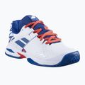 Buty do tenisa dziecięce Babolat Propulse All Court white/estate blue 8