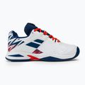 Buty do tenisa dziecięce Babolat Propulse All Court white/estate blue 2