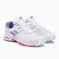 Buty do tenisa dziecięce Babolat Propulse All Court white/lavender 32S23884 4