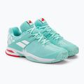 Buty do tenisa dziecięce Babolat Propulse All Court yucca/white 4