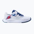 Buty do tenisa dziecięce Babolat Pulsion All Court Kid white/estate blue 12