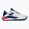 Buty do tenisa męskie Babolat Propulse Fury 3 Clay white/estate blue 2