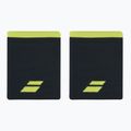 Frotki na nadgarstek Babolat Logo Jumbo Wristband 2 szt. black/aero
