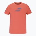 Koszulka dziecięca Babolat Exercise Cotton Jr hot coral