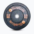 Obciążenie bumperowe olimpijskie Sveltus Olympic Disc Bumper 2,5 kg black
