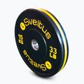 Obciążenie bumperowe olimpijskie Sveltus Training Olympic Disc 15 kg black 2