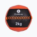 Piłka lekarska Sveltus Wall Ball 2 kg black/red