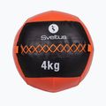 Piłka lekarska Sveltus Wall Ball 4 kg black/red