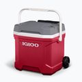 Lodówka turystyczna Igloo Latitude 16 Roller 15 l industrial red/meteorite 3