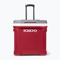 Lodówka turystyczna Igloo Latitude 60 Roller 56 l industrial red/meteorite 2