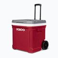 Lodówka turystyczna Igloo Latitude 60 Roller 56 l industrial red/meteorite 4
