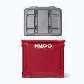 Lodówka turystyczna Igloo Latitude 60 Roller 56 l industrial red/meteorite 11