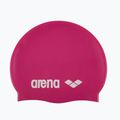 Czepek pływacki arena Classic Silicone fuchsia/white 2