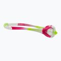 Okulary do pływania dziecięce arena Spider lime fuchsia/white clear 3