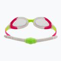 Okulary do pływania dziecięce arena Spider lime fuchsia/white clear 5