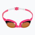 Okulary do pływania dziecięce arena Spider JR Mirror white/pink/fuchsia 2