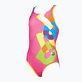 Strój pływacki jednoczęściowy dziecięcy arena Patch One Piece L fresia rose/multi 6