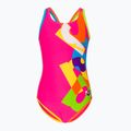 Strój pływacki jednoczęściowy dziecięcy arena Patch One Piece L fresia rose/multi