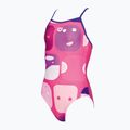 Strój pływacki jednoczęściowy dziecięcy arena Nifty One Piece L fresia rose/danube blue 5