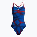 Strój pływacki jednoczęściowy damski arena Spider Booster Back One Piece royal/red