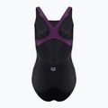 Strój pływacki jednoczęściowy damski arena Isla One Piece black/plum/fresia rose 2