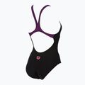 Strój pływacki jednoczęściowy damski arena Isla One Piece black/plum/fresia rose 5