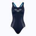 Strój pływacki jednoczęściowy damski arena Isla One Piece navy/pix blue/white