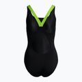 Strój pływacki jednoczęściowy damski arena Shadow One Piece black/leaf 2
