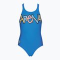 Strój pływacki jednoczęściowy dziecięcy arena Sparkle One Piece L pix blue/lily yellow 4