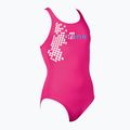 Strój pływacki jednoczęściowy dziecięcy arena Cell One Piece L fresia rose/pix blue 5