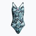 Strój pływacki jednoczęściowy damski arena Glitch One Piece L black/fresia rose