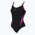 Strój pływacki jednoczęściowy damski arena Agate Strap Back One Piece black/rose violet 7