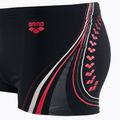 Bokserki pływackie męskie arena One Serigraphy Short black/fluo red 3