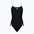 Strój pływacki jednoczęściowy damski arena Team Stripe Super Fly Back One Piece black/white