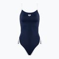 Strój pływacki jednoczęściowy damski arena Team Stripe Super Fly Back One Piece navy/white