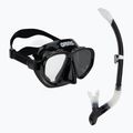 Zestaw do snorkelingu arena Premium Snorkeling Set black/clear/black