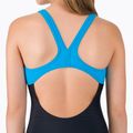 Strój pływacki jednoczęściowy dziecięcy arena Basics Swim Pro Back One Piece black/turquoise 8
