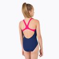 Strój pływacki jednoczęściowy dziecięcy arena Biglogo Swim Pro Back One Piece navy/freak rose 3