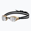 Okulary do pływania arena Cobra Core Swipe Mirror silver/gold