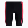 Jammery pływackie męskie arena Threefold Jammer black/black/anguria