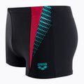 Bokserki pływackie męskie arena Threefold Short black/black/anguria 3