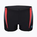 Bokserki pływackie męskie arena Threefold Short black/black/anguria 4